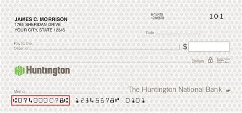 huntington bank routing number|huntington routing number location.